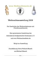 Skript zur Weihnachtsausstellung 2009 