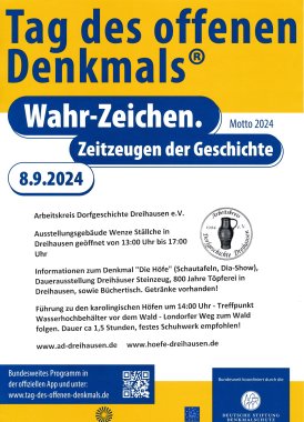 Plakat Tag des offenen Denkmals - 8.September 2024